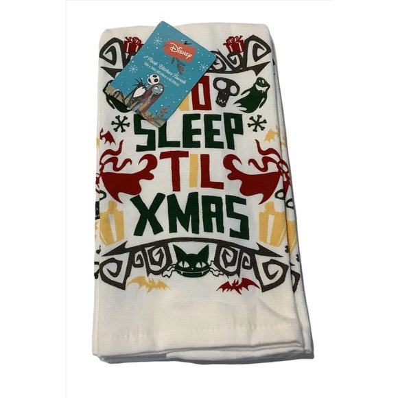 The Nightmare Before Christmas Kitchen Towel Set Disney Tim Burton Xmas Bundle - Picture 7 of 11